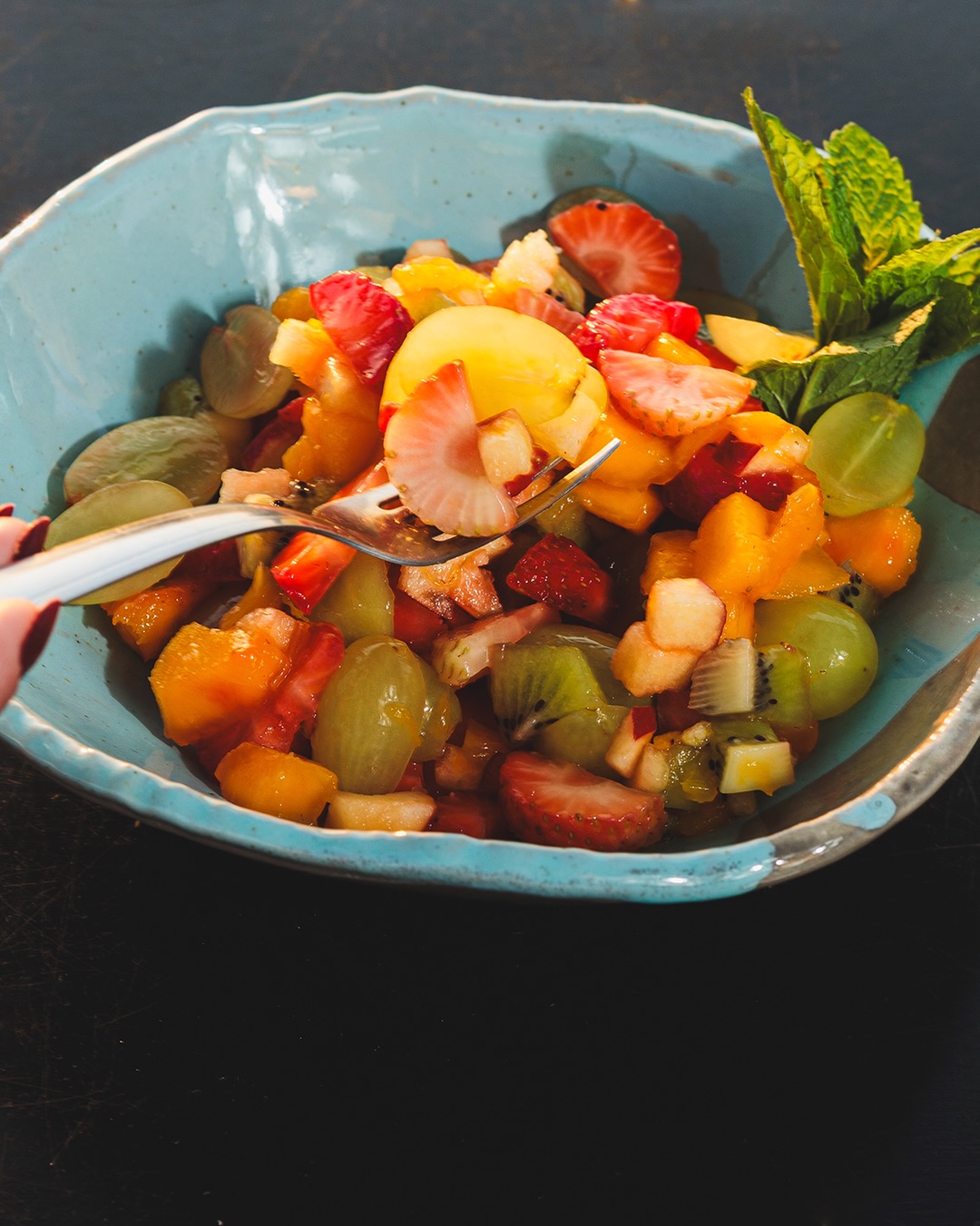 Salada de frutas do Riviera